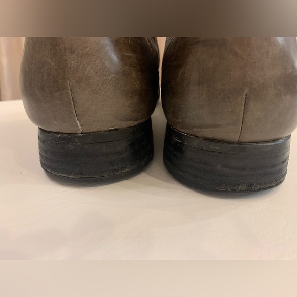 BORN leather high boots, size 8 women’s, Y2K, grunge, moto - Picture 5 of 11